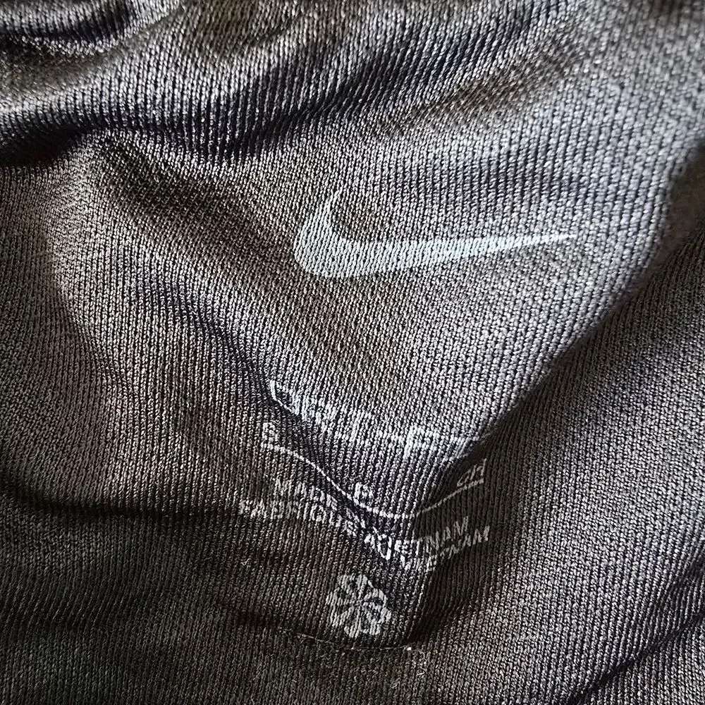 Nike Tempo Black and White Athletic Shorts